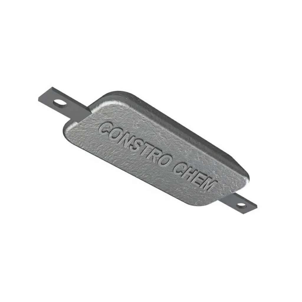 Sacrificial marine zinc anode